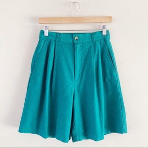 PIN HI ARROW Vintage Teal Shorts